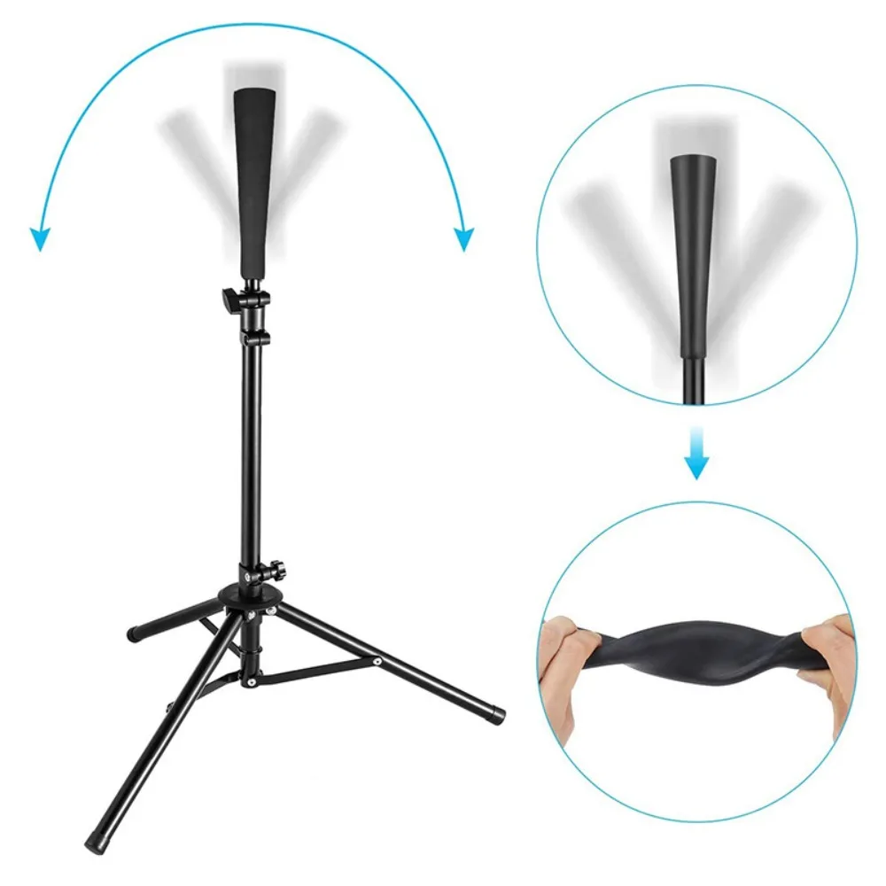 

Новая резиновая опора для мяча, растягивающийся тренажер для бейсбольного ватина, бейсбольный рог, трубка, футболка, аксессуары, тренажер для ватина с роговой трубкой