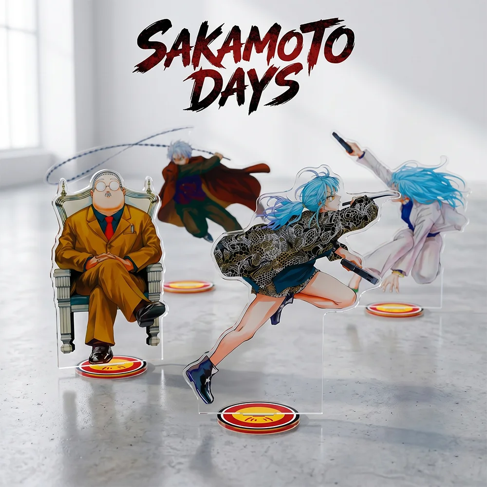 SAKAMOTO DAYS New Original Drawn Exhibition Nagumo 15CM Anime Acrylic Stand Keychain Figure Display Cosplay Desk Decor Gifts