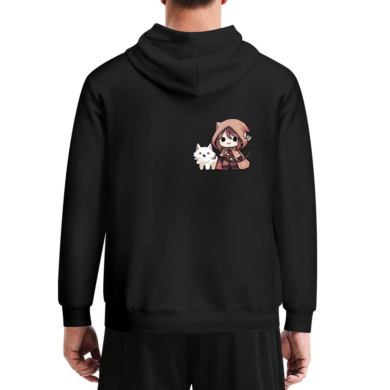 

A ranger and their dog Hoodie anime clothes men's autumn clothes male clothes autumn mens hoodie