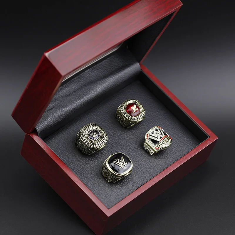 Fashion Creativity Europe and America Wrestling Sports Hall of Fame Souvenirs Ring Men Jewelry Hip Hop Rings Gifts