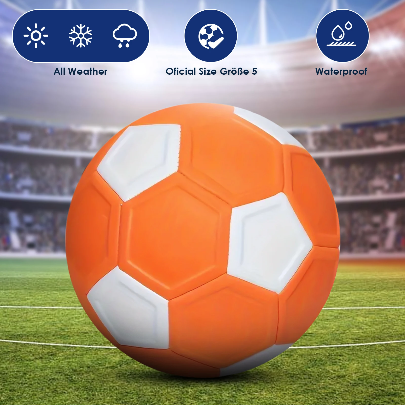 

Curve Swerve Soccer Ball Magic Football Toy High Visibility Outdoor Indoor Training Game Ball Perfect Gift for Kids Children