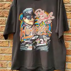 Dale Earnhardt Black Short Sleeve Cotton T-shirt Unisex S-5XL Men Women VN0879