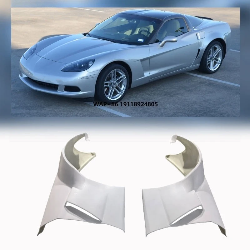 

Fiber Glass Front Fender Flare for Corvette C6 Z06 05-13 C6 Corvette Z06 Widebody LEFT Front Fender ACI Fiberglass
