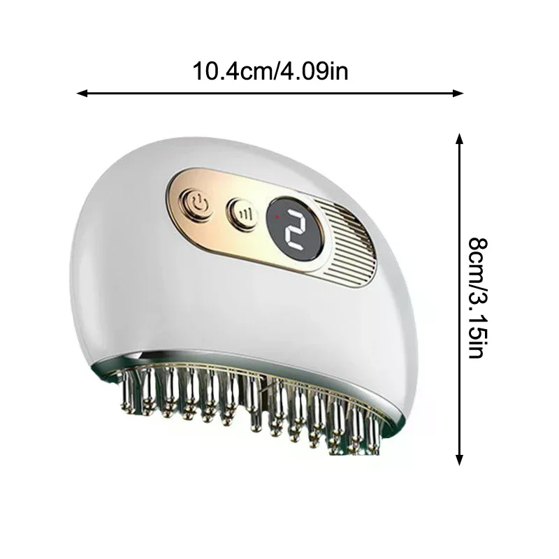 Spazzola per massaggio portatile per uso domestico Massaggiatore elettrico Rilassamento del corpo Modellatura Riscaldamento Meridiano Spazzola per raschiare Drenaggio linfatico