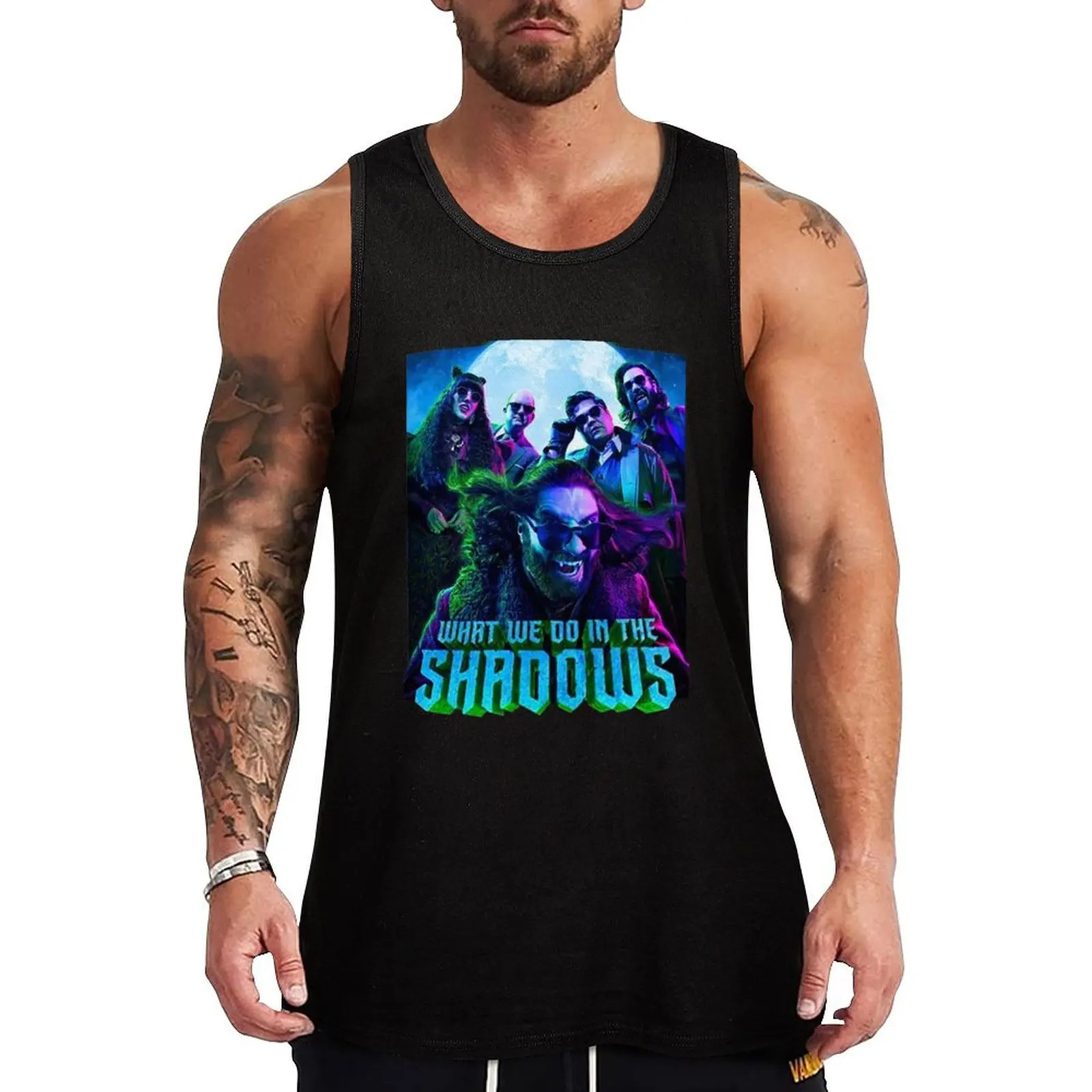 

WHAT WE DO IN THE SHADOWS Tank Top summer clothes gym wear men clothes for men summer sleeveless jackets