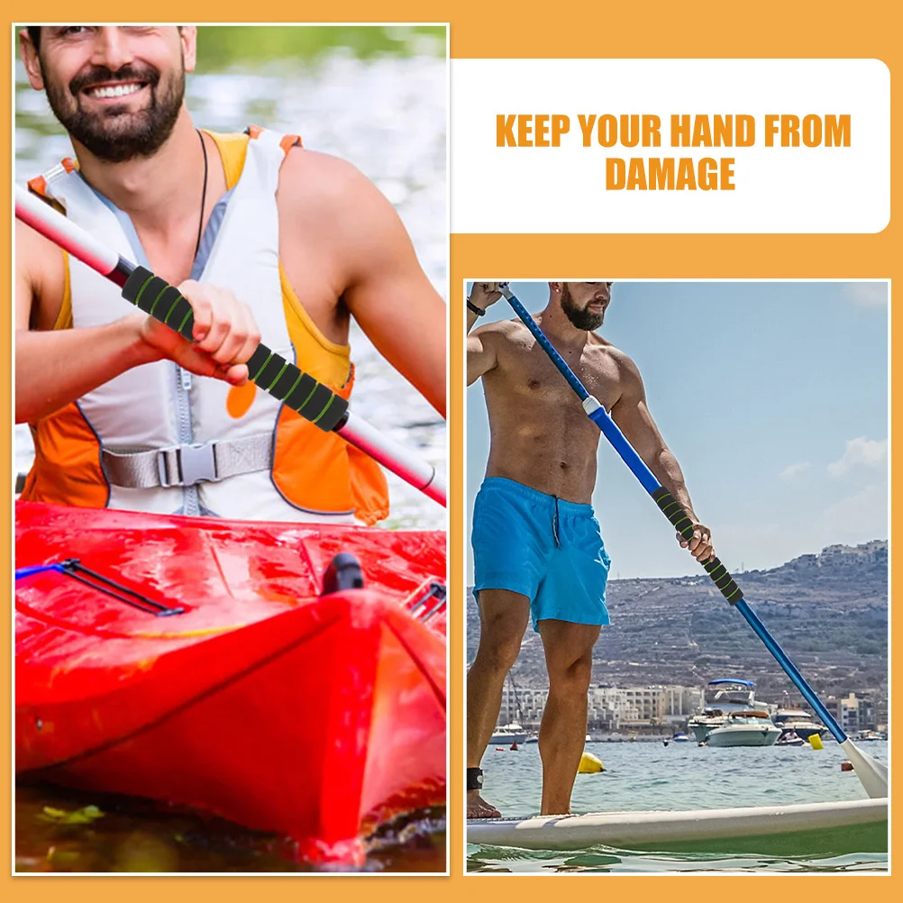 

Anti-slip Sponge Handle Cover Non-slip Kayak Paddle Wraps Grips Non-skid Colored