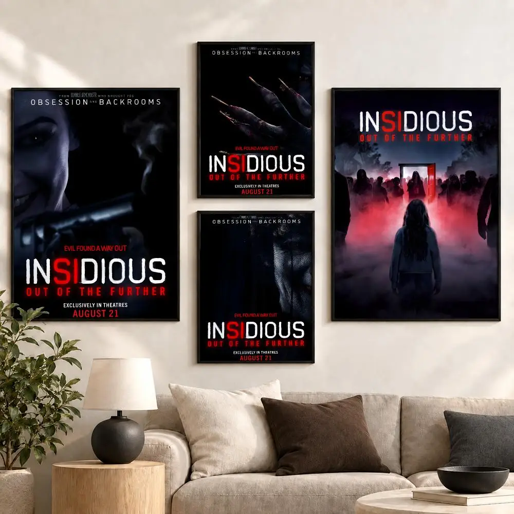 6Insidious Out of the Further Dark Horror Movie Scene Poster Aesthetic Art Print for Bedroom & Living Room Decor, Unframed