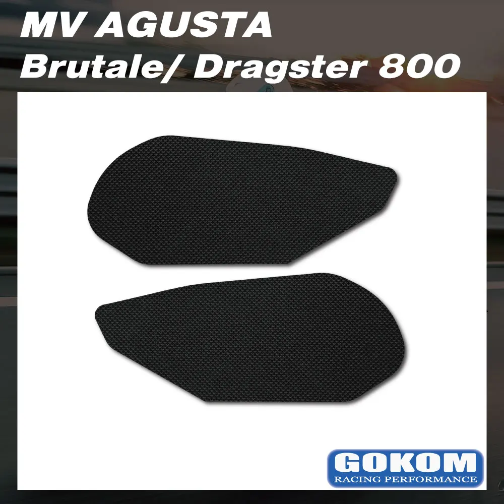 

For MV AGUSTA Brutale/Dragster 800 2018-2024 Tank Traction Grips Pads Silicone Rubber