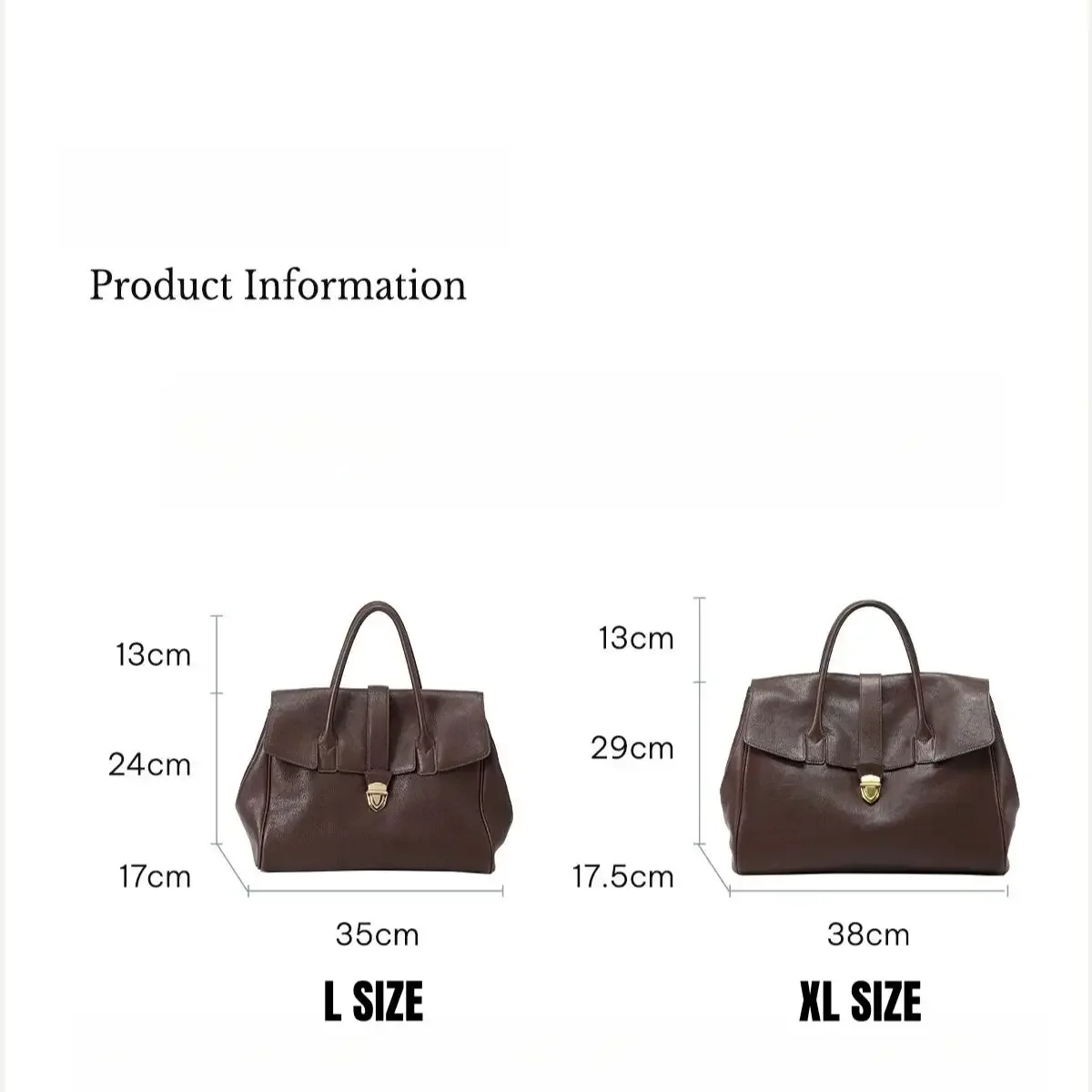 Handbag Briefcase Ladies Leather Retro Large Capacity Commuter Head Layer Cowhide Bags Soft Breathable Soft