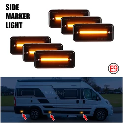 Dynamic LED Flashing Side Marker Lamp Car Lights For Fiat Peugeot Boxer Renault Volvo FE FL Man Iveco Daily DAF Jeep Cherokee