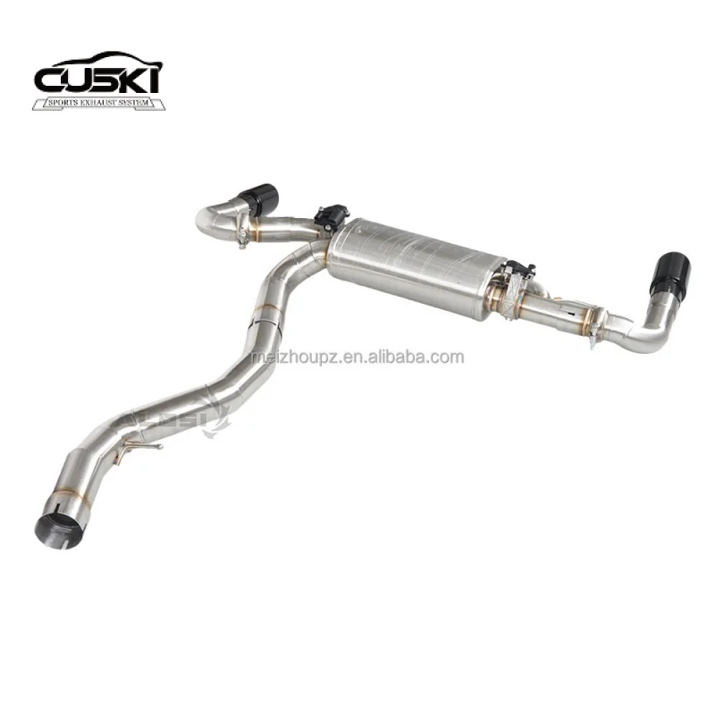 

Полированная выхлопная система Catback из нержавеющей стали для BMW 430i 425i G22 G23 2.0T B48 2020-2024, высокопроизводительная выхлопная система