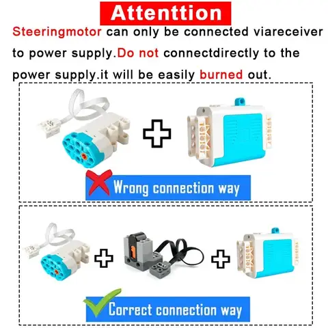 STEM L-모터 IR 리모컨 고속 파워 기능 레고 테크닉 블록 DIY 로봇 키트 호환