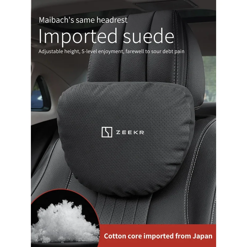 

For ZEEKR X 001 007 009 MIX Car Headrest Neck Support Seat Lumbar Cushion Breathable Soft Neck Pillow Waist pad Auto Accessories