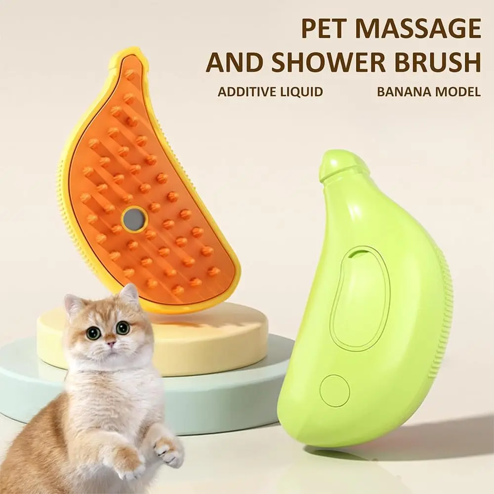 3 in 1 Steam Rechargeable Multifunctional Pet Brush for Removing and Loosening Hair, Pet Spray Hair Removal Comb Pet Accessories