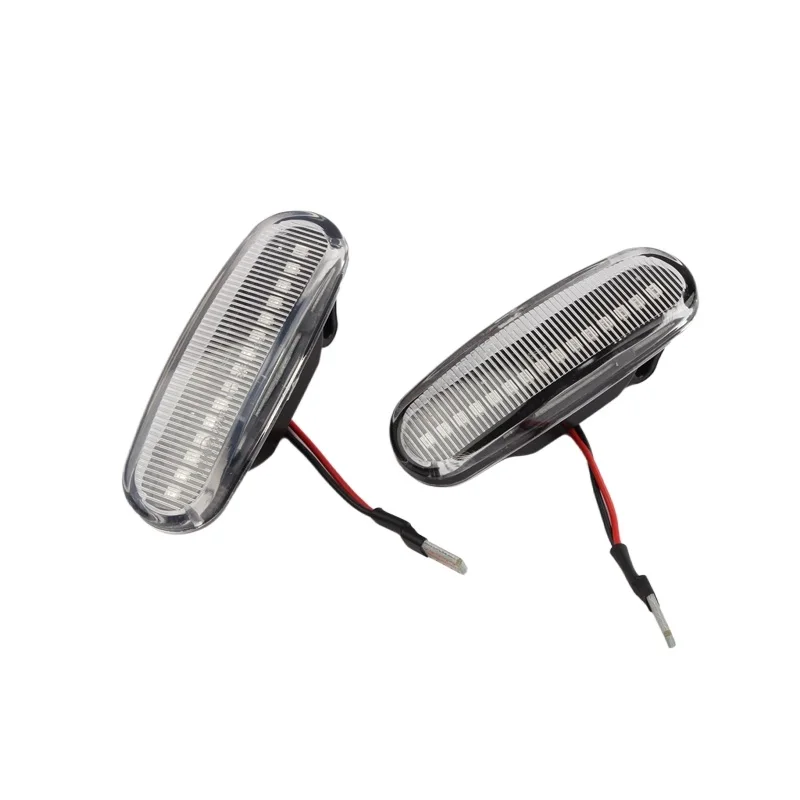 for Fiat Punto Evo 199 2008 2009 2010 2011 2012 2013 2014 2015 2016 2017 2018 Sequential  LED Side Marker Turn Signal Light Lamp