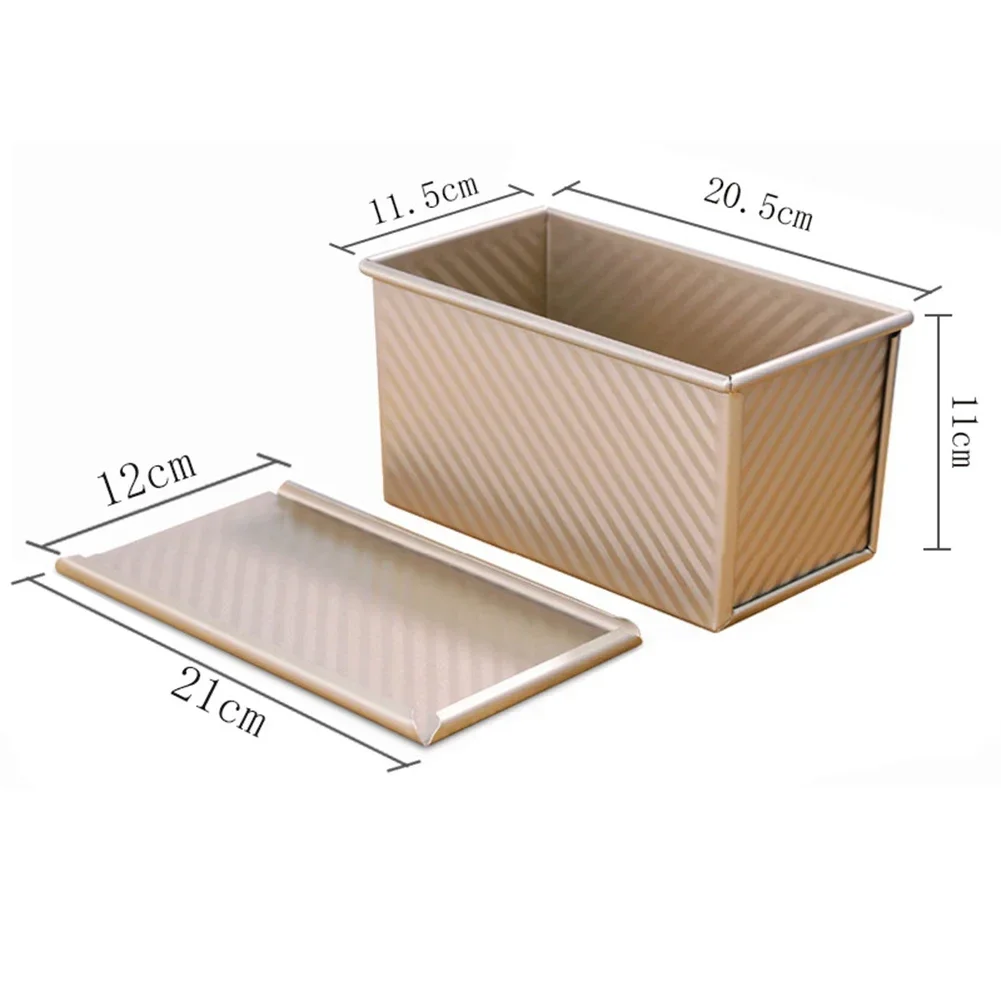 Carbon Steel Toast Pan Non-Stick Coating 20.5x11.5x11cm Rectangular Non-Stick