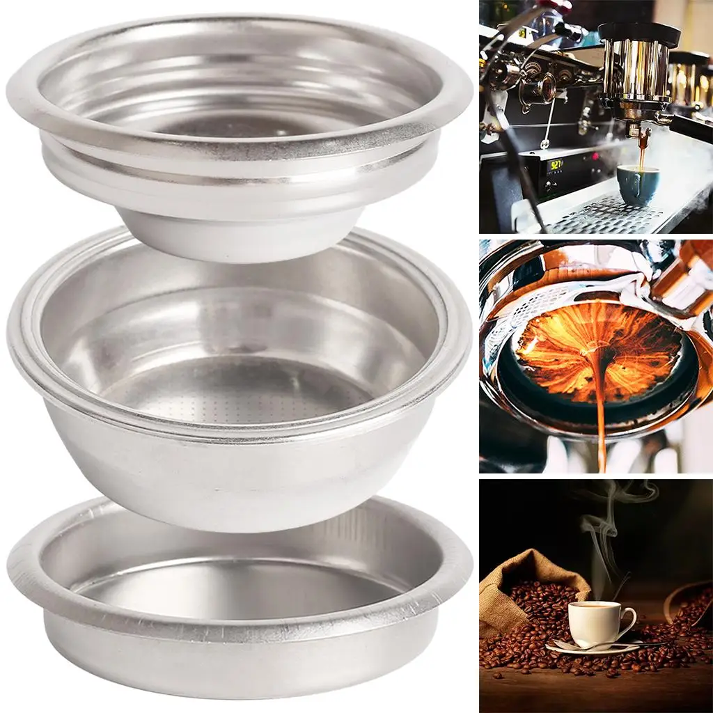 Сменные фильтры для кофе из нержавеющей стали для эспрессо-машин