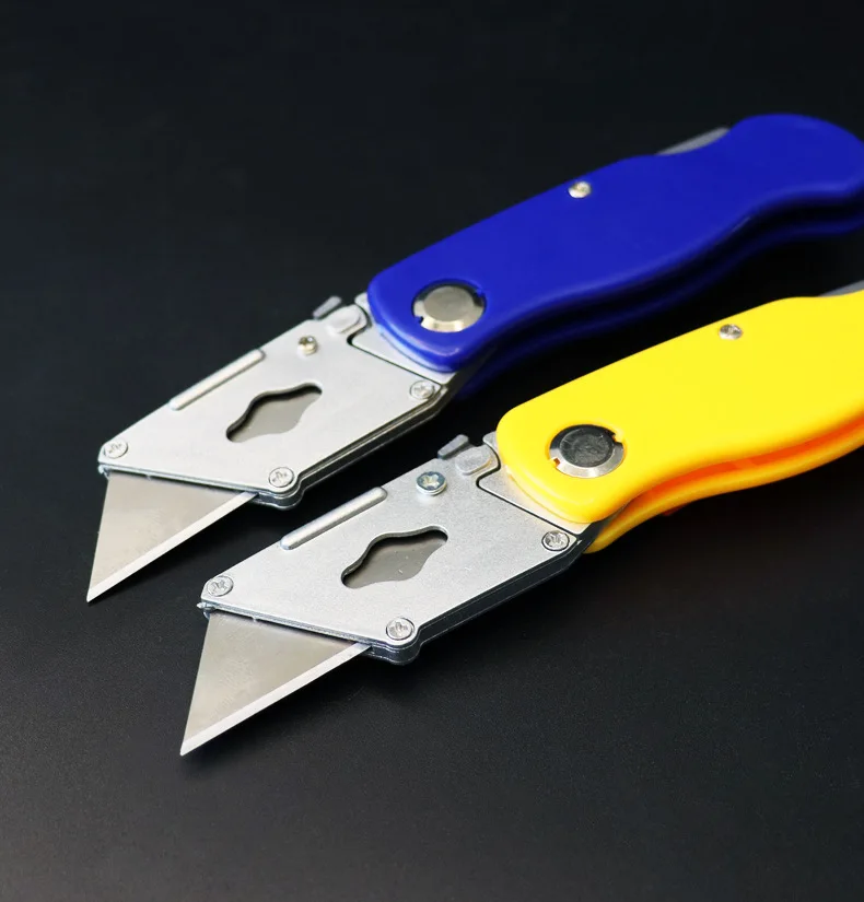 سكين قطع الورق الكبير القابل للطي، سكين فتح علبة، سكين القطع السريع، سكين ورق الحائط، سكين فني عالي التحمل #1