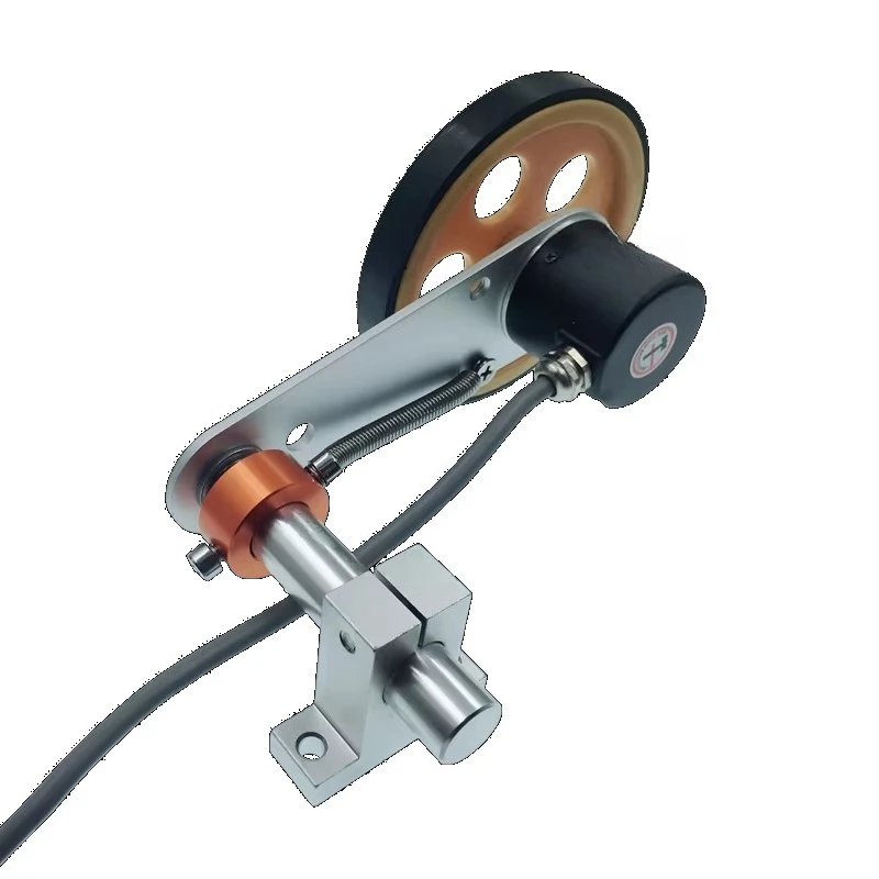 Incremental Rotary Encoder Length Counter, Rotary Counter 200mm Roller Encoder, Counter Wheel and Stand