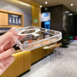 Transparente Telefonabdeckung für iPhone 16 15 14 13 14 11 Pro Max plus Magsafe 8 Hauptverkäufe deckt iPhone 13 - №3 ab