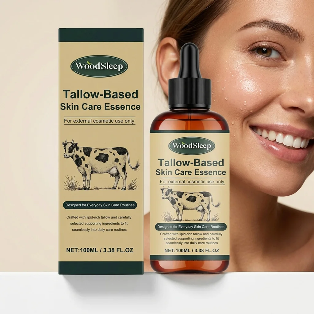 Tallow-Based Skin Care Essence Facial Moisturizing Oil Gentle Nourish Hydrating Bright Skin Comfortable Texture Daily Care Oil