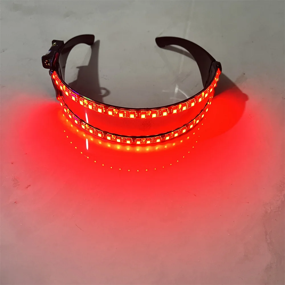 Cool New Design Multicolour 23A 12v Battery Led Glasses Lighting Up Sunglasses Gloves DJ Night Club Stage Dance Show Performance