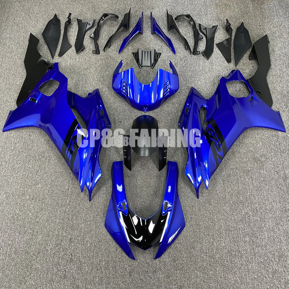 

New ABS Whole Motorcycle Fairing Kit Fit Bodywork For YAMAHA YZF R6 2017 2018 2019 2020 17 18 19 20 Black Blue Injectio ZXMT