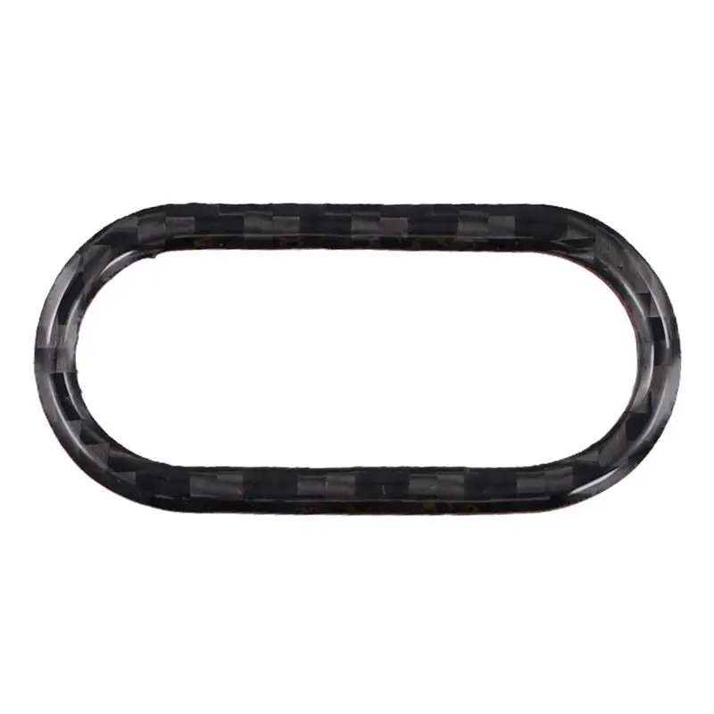 AED9-Carbon Fibre Interior Warning Light Button Switch Time Cover For MINI Cooper F55 F56 Countryman F60