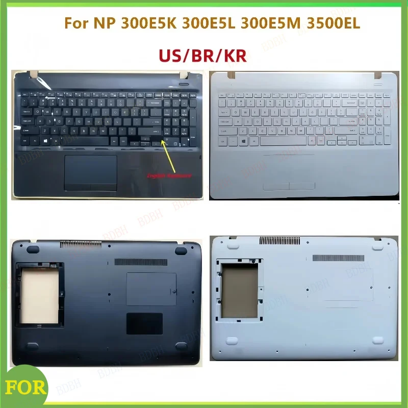 

Новый верхний корпус с подставкой для рук и клавиатурой US/BR/KR для NP 300E5K 300E5L 300E5M 3500EL