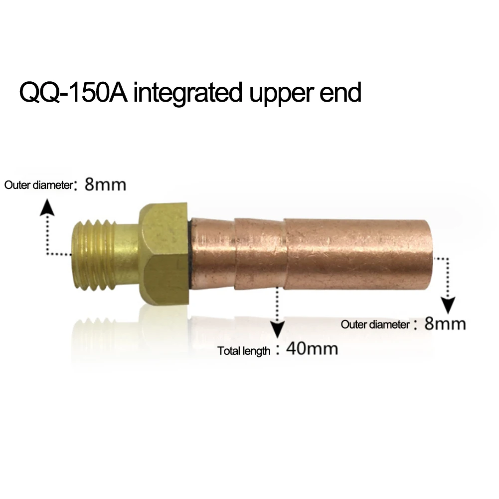 TIG Welding Torch Connector QQ150A All Copper Material with Stable Performance for Gas and Electric Applications