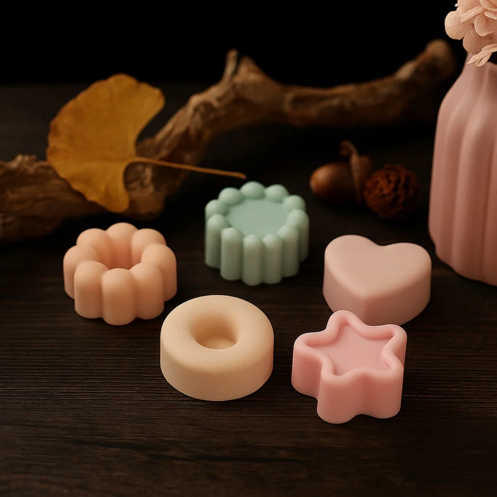 

Силиконовая форма для ароматической свечи в форме пончика, сделай сам, форма в форме сердца, силиконовая форма для торта «сделай сам», креативный домашний декор, подарок на день рождения