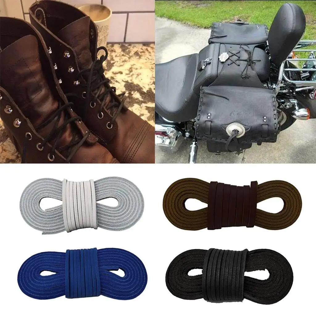 Square Dress Shoelaces Leather Shoes Strings Boot Sport Shoe Laces 2''