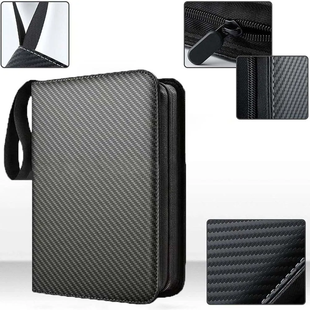 Double-layer Cards Storage Container Alloy Loose-leaf Hardware Clip Large Capacity Game Card Collection Pack Anti-splash Water