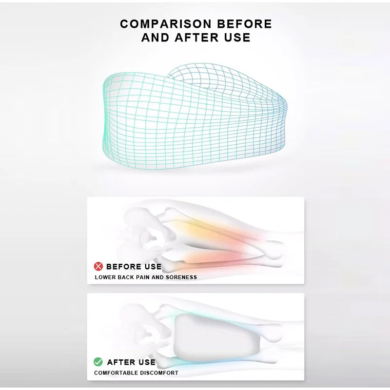 1 Stück Memory-Schaum-Kniekissen, orthopädisches Stützkissen für seitlichen Ischias, Sofa-Beinpolster zur Linderung von Ermüdungserscheinungen – Detail 5