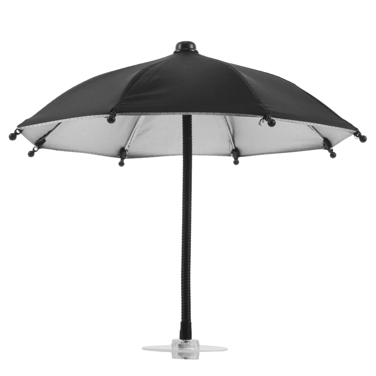 Desktop Parasol Pool Shade Umbrella Mini Sun Shade Umbrella With Windproof Base For Tabletop Drinks Phones Protector