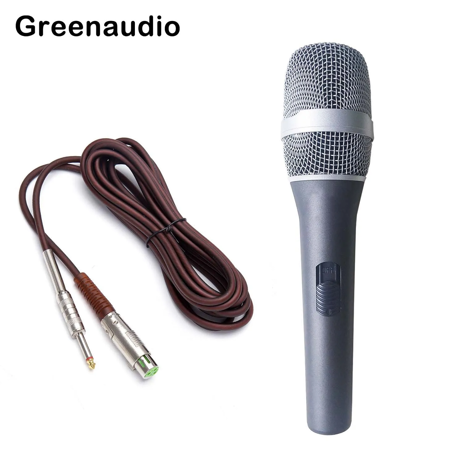 GAM-SC09 Portable Professional Wired Microphone Ktv Stage Performance Outdoor Playing And Singing Sound Card Live Dynamic Mic