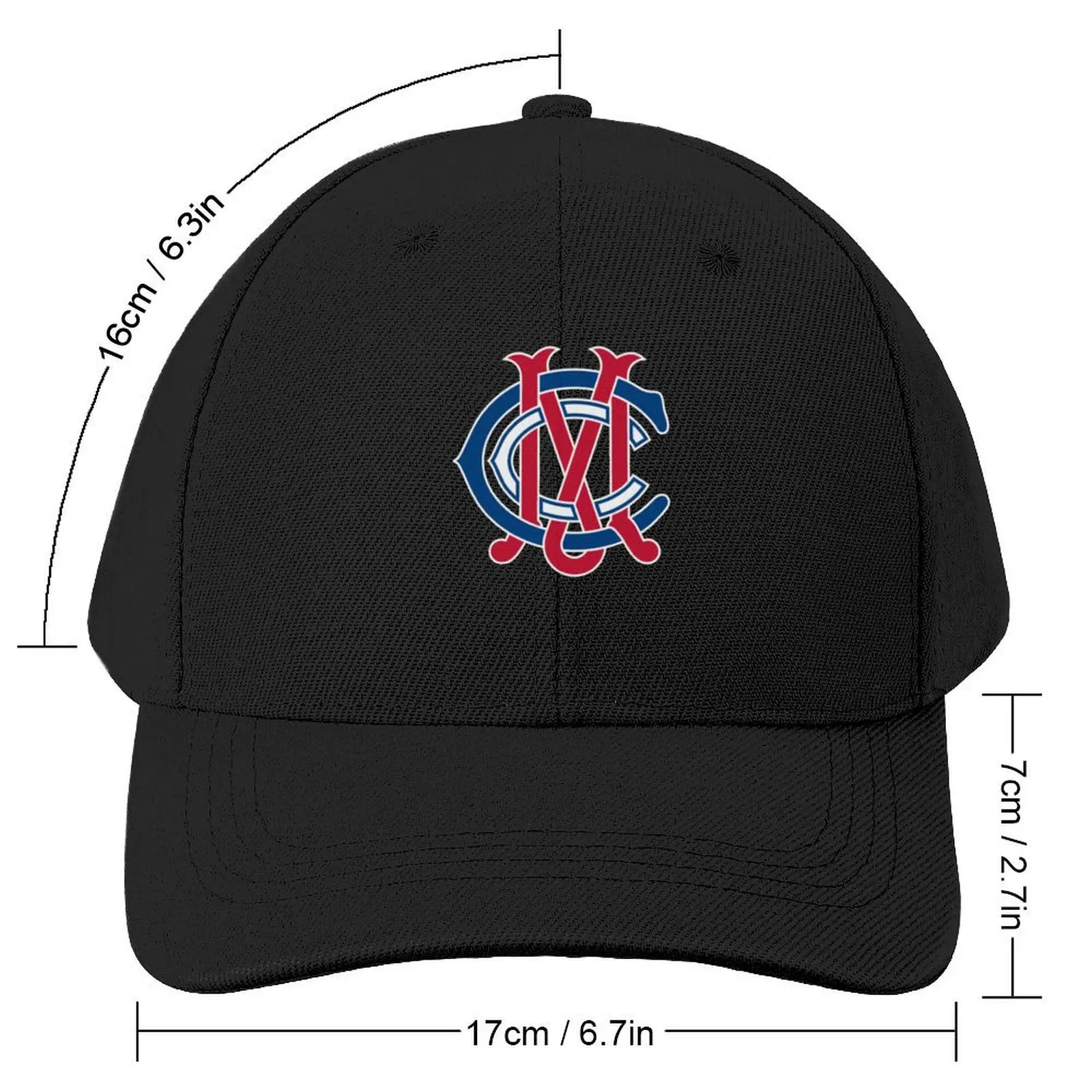 New-Melbourne-Cricket-Club Baseball Cap New Hat Hat Baseball Cap Beach Caps Women Men's