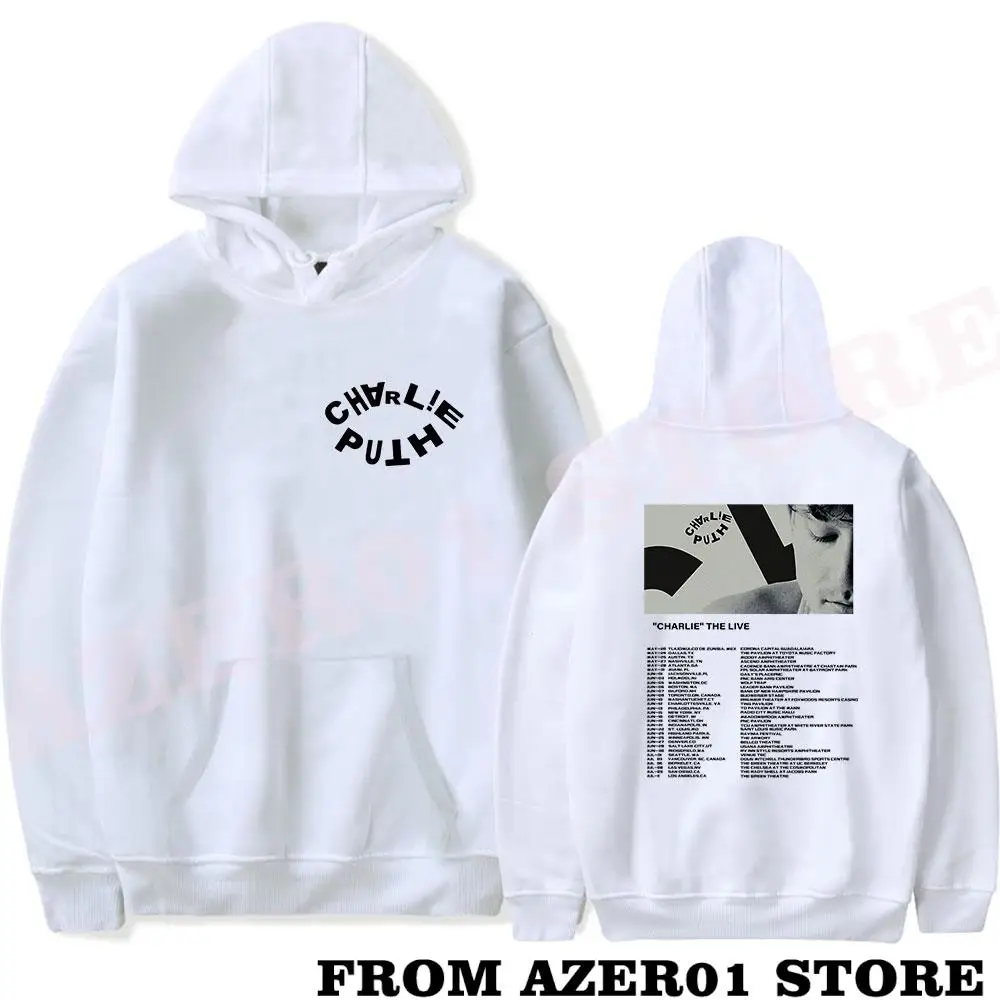 Charlie Puth Tour Merch Hoodies Winter Men/Women Hooded Sweet Streetwear Long Sleeve CharliePuth TOURING Sweatshirt