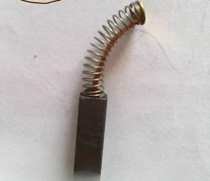10PCS Spring Carbon Brush, Tachometer Motor Carbon Brush, Servo Motor Carbon Brush, Copper-Containing Brush 3X5X15MM