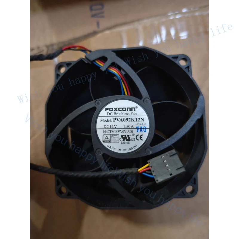 

Вентилятор охлаждения сервера V+ для FOXCONN PVA092K12N DC12V 1.50A, 4-контактный
