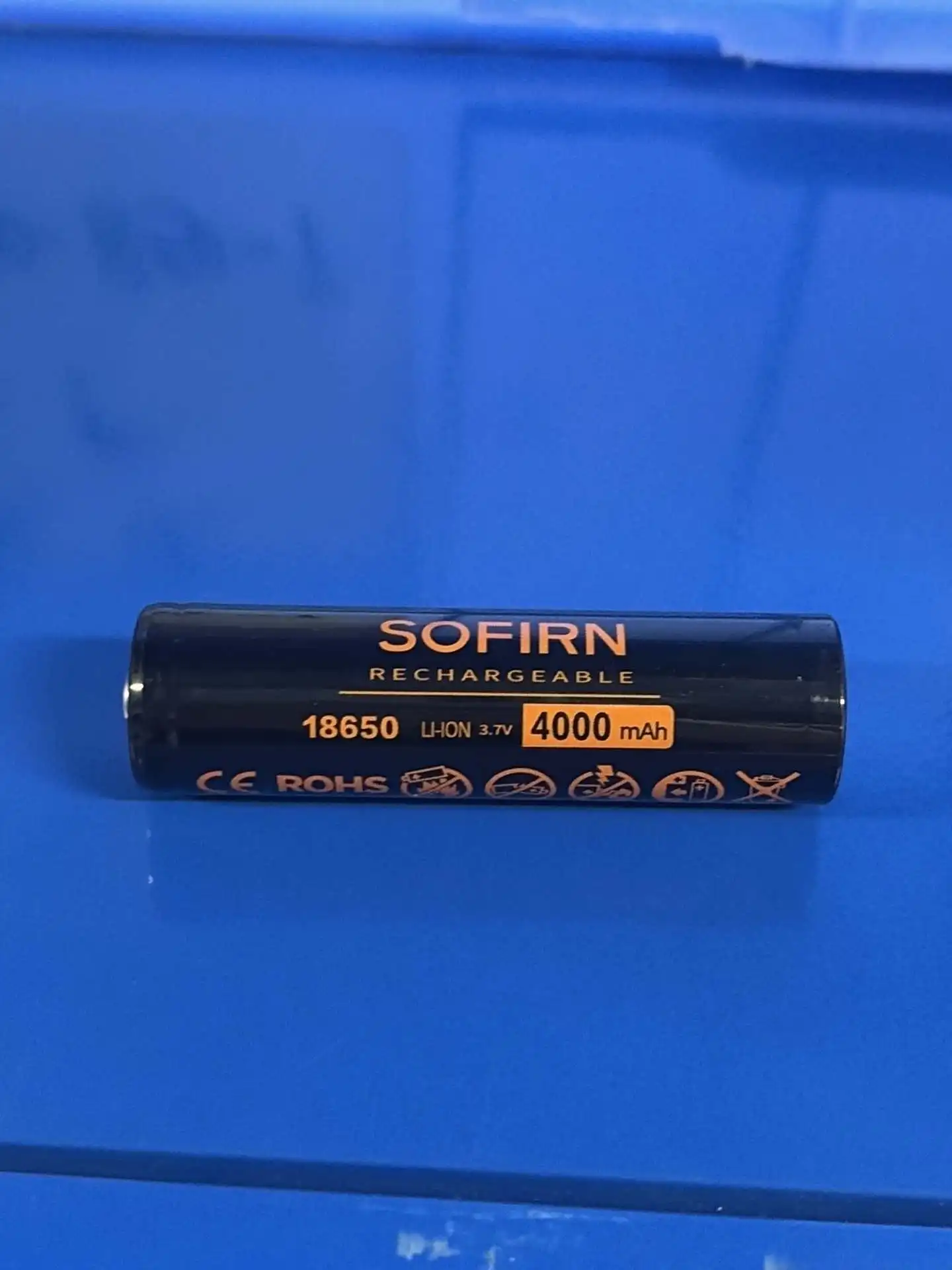 Sofirn 18650 3000mAh 充電式リチウム電池 1本