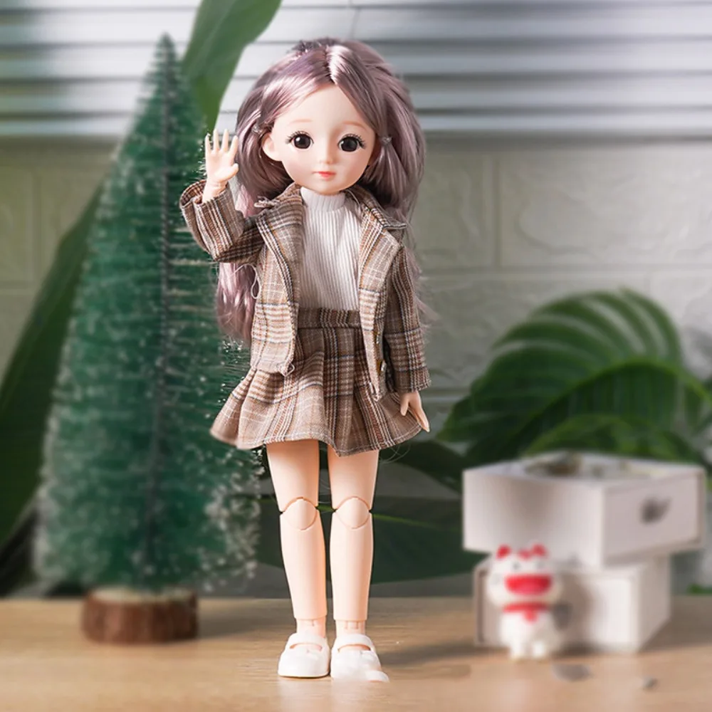 

1/6 SD 30 см Bjd кукла с одеждой, длинные волосы, привлекательные глаза, платье принцессы, куклы BJD, аниме с париком, макияж