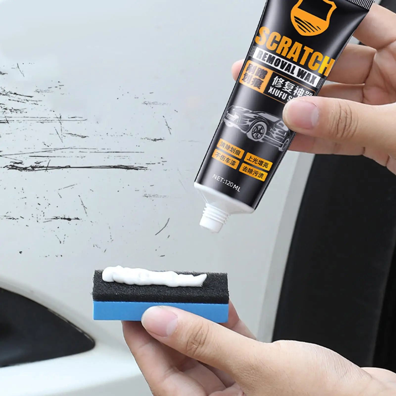 Car Scratches Remover Car Body Paint Care Auto Remove Scratch Repair Broken Paint Smooth Anti Scratch Wax Auto Body Grinding