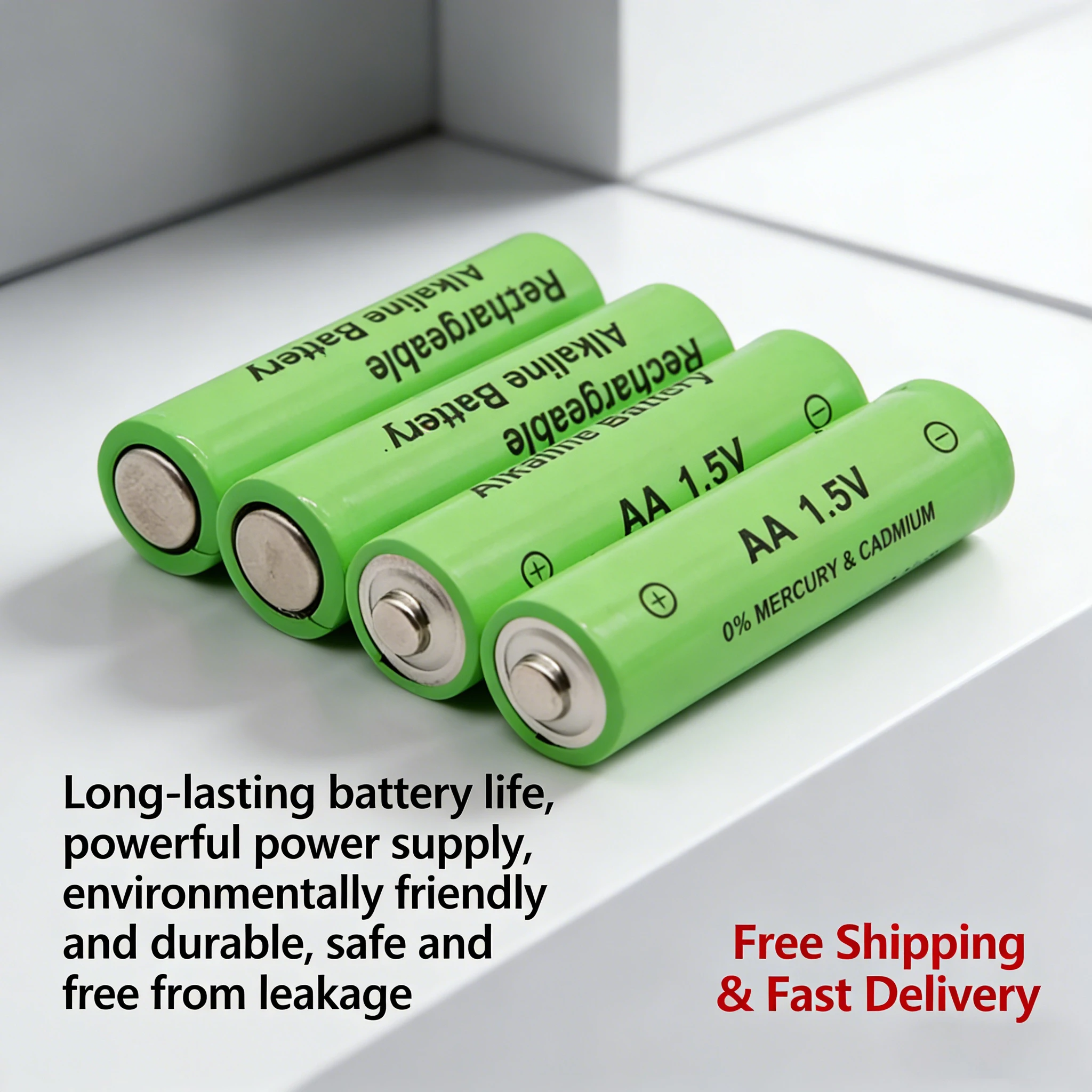 

1.2V AA Rechargeable Battery Alkaline 3000mAh High Capacity Batteries For Xbox Controller Mouse Toy
