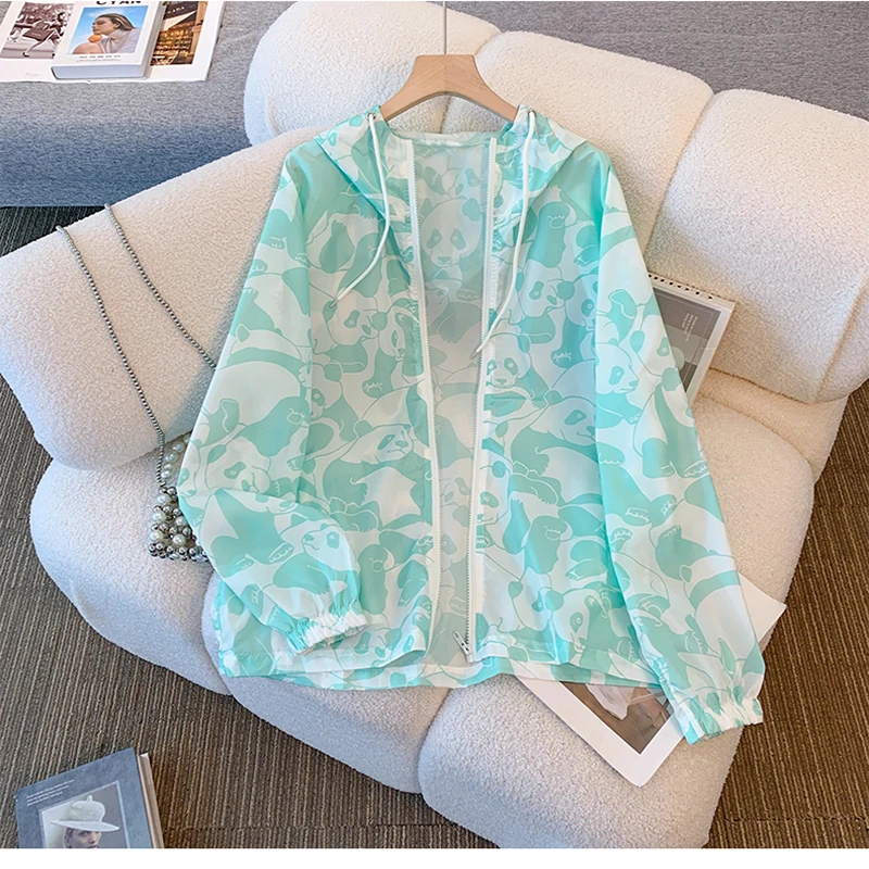 ITOOLIN-abrigo informal fino para mujer, abrigo con protección solar, cárdigan con capucha y cremallera, chaqueta holgada informal fina, abrigo de manga larga