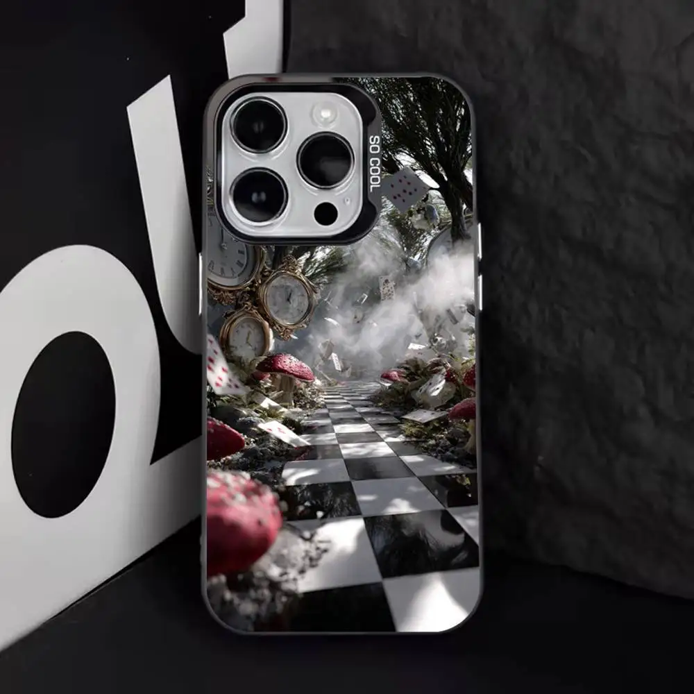 A-Alice M-Madness Returns Funda de teléfono para iPhone 17,16,15,14,13,12,11,Pro,Max,Plus,E,Air,Mini Funda de Tpu negra