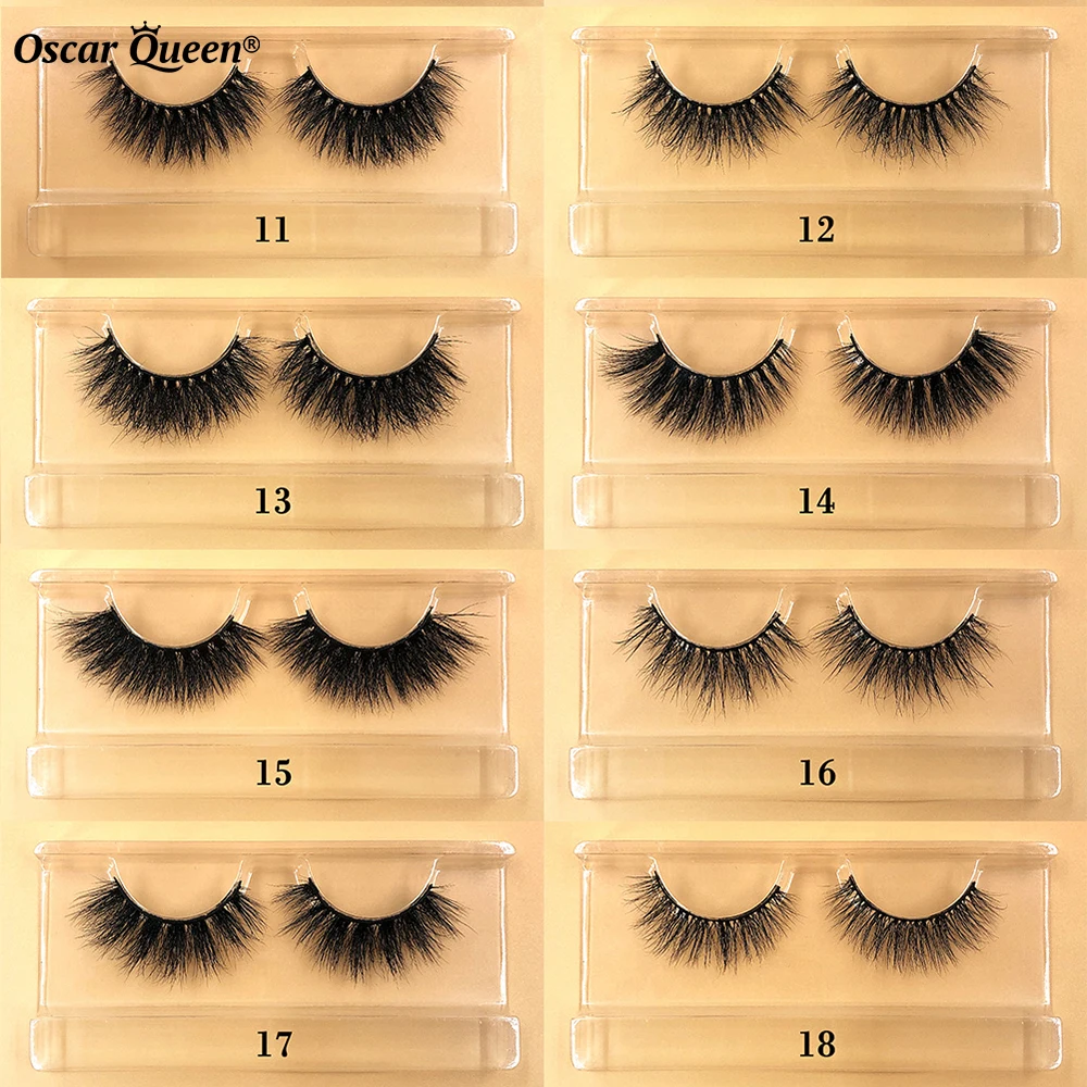 Hot Sale 15-20mm Short Soft 100% Mink Lashes Boxes Package 3D Handmade Natural Fluffy Fake Eyelashes Like Extension Make up Tool