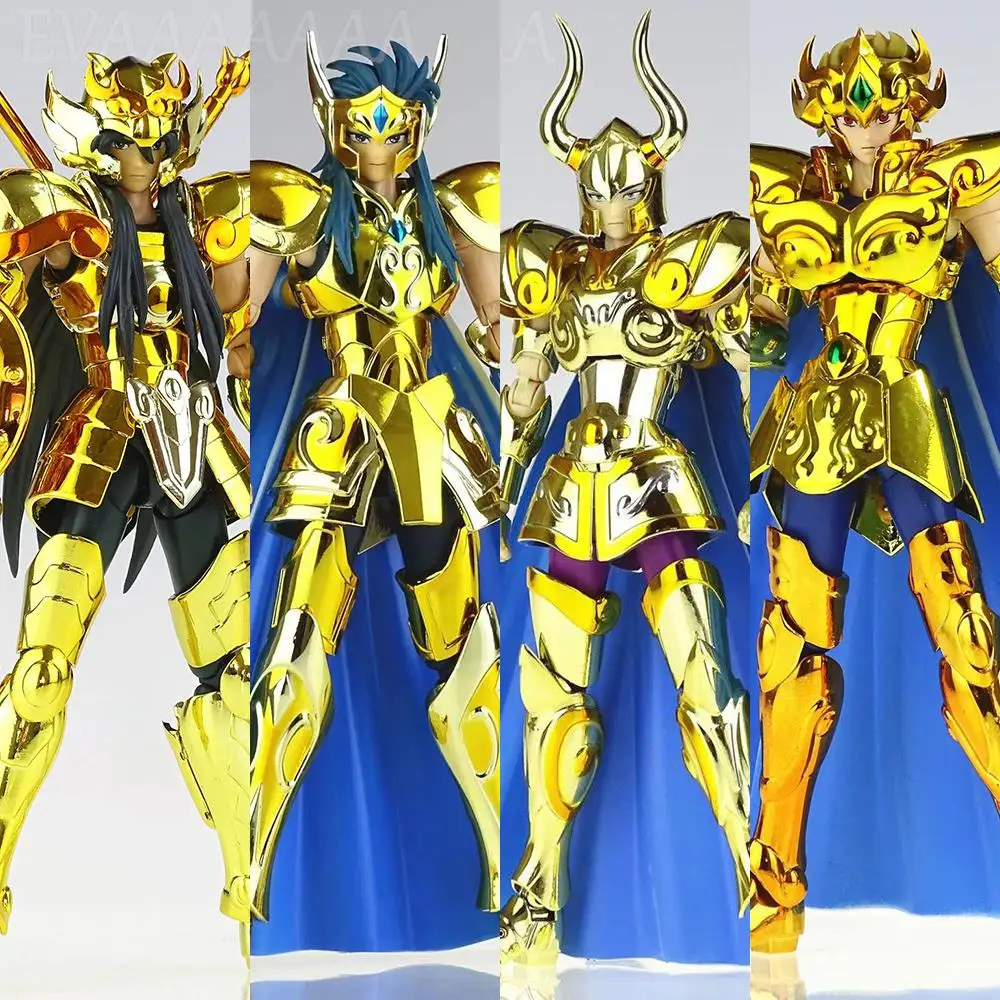 CS Model Saint Seiya Myth Cloth EX Libra Dohko/Aiolia Leo/Capricorn Shura/ Aquarius Camus /Gemini Saga TV Ver Saint Figure Model