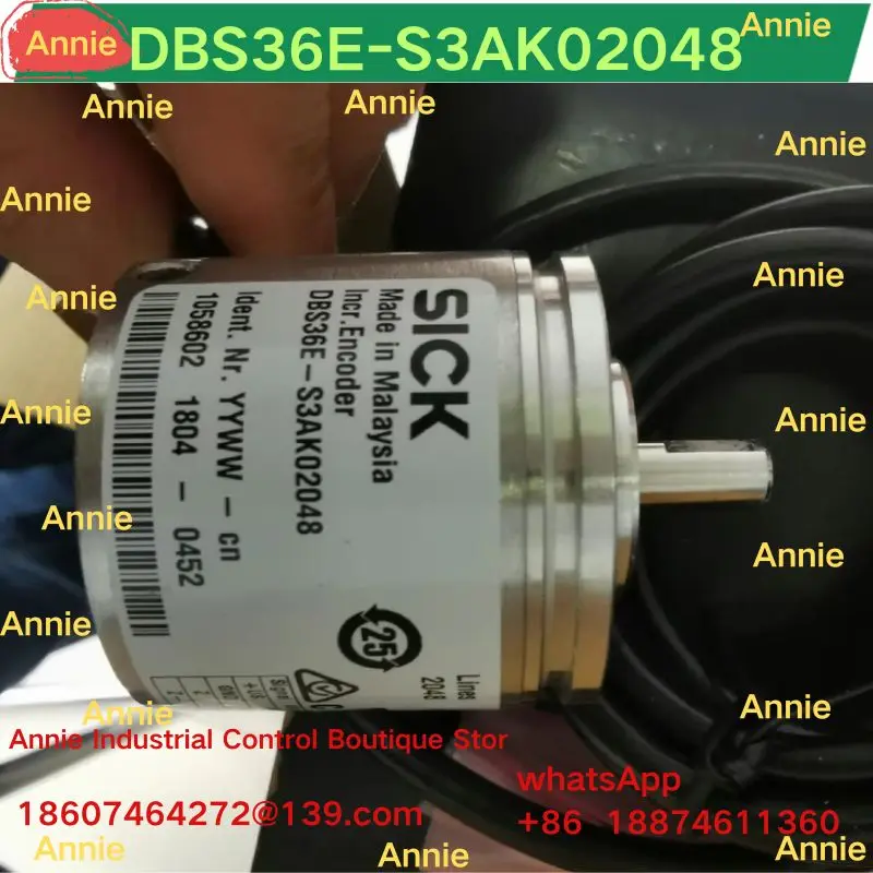 DBS36E-S3AK02048 Brand New Incremental Encoder 2048 Ppr Aas Jis Various Counts 5-2040 Precision Angle Sensor for Automation