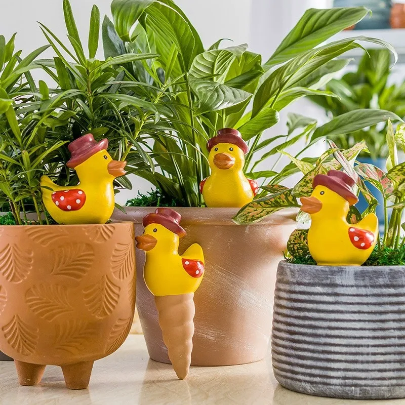 Terracotta Watering Spikes, Vacation Planters Devices - Continuous Moisture with Slow Release Watering System,Perfect for Plants